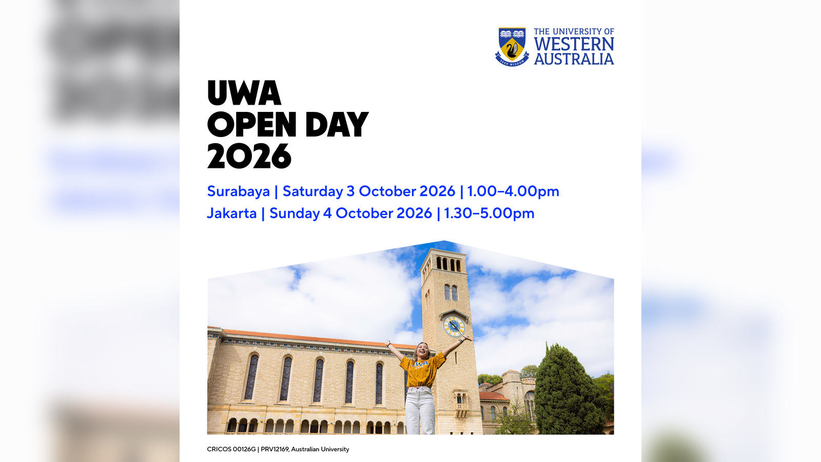 UWA Open Day Indonesia 2026: Meet UWA Academics in Surabaya and Jakarta